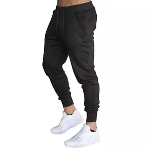 Men quick dry pants cotton made streetwear jogging gym stacked sweat pants jogger sweatpants Color Block Trousers men Sweat pant