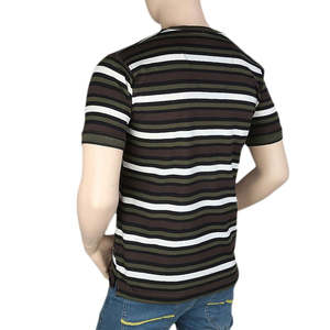 T-shirt à col en V et manches courtes pour homme - Multi - Product Image 2
