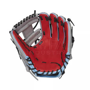 Gants de receveur de baseball en tissu de cuir de haute qualité dernière conception gants de receveur de baseball de taille de couleur personnalisée - Product Image 4