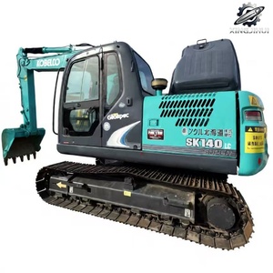 Excavadora Kobelco SK140 Usada, 14 Toneladas, Cucharón de 0.57m³, Marca Japonesa Original, Excavadora de Orugas Mediana para Construcción, Pocas Horas, Certificación CE - Product Image 1