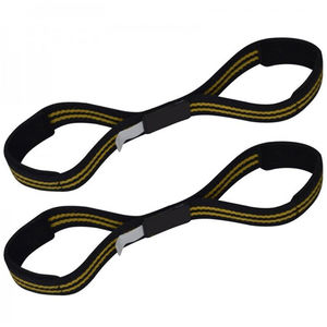 สายรัดเดดลิฟท์แบบยูนิเซ็กซ์ Misha Sports & Fitness รูปทรงเลข 8 ยืดหยุ่นสูง ปิดด้วยกระดุมแบบสแนป ทำจากผ้าฝ้าย ปรับแต่งได้สำหรับการยกน้ำหนัก - Product Image 2