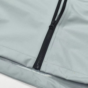 Veste coupe-vent en polyester personnalisée de haute qualité pour hommes coupe-vent extérieur avec fermeture éclair imperméable en nylon coupe-vent veste de pluie - Product Image 3