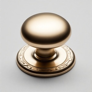 Pomo de puerta redondo de níquel pulido GleamTurn Royal Arc, estética moderna elegante con detalles lujosos para interiores de primera calidad - Product Image 6