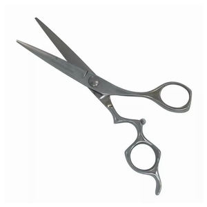 Ciseaux de coupe de cheveux de beauté de qualité supérieure en acier métallique enduit noir ciseaux de Salon de coiffure de barbier avec pochette à fermeture éclair - Product Image 3