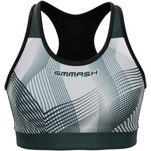 Vente en gros de soutiens-gorge de fitness personnalisés soutiens-gorge de sport à maintien élevé pour femmes avec impression de logo (quantité minimale de commande 100 pièces) - Product Image 5