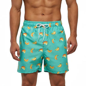 Pantalones cortos de playa de secado rápido para hombre de alta calidad con estampado de sublimación personalizado patrón sólido tela de malla de alta calidad - Product Image 5