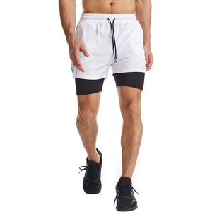 กางเกงวิ่งขาสั้นผู้ชายสำหรับฤดูหนาว แห้งเร็ว เหมาะสำหรับออกกำลังกาย ฟิตเนส เล่นกีฬา ชุดออกกำลังกาย ช่วงคริสต์มาส ปีใหม่ สไตล์ยุโรป - Product Image 1