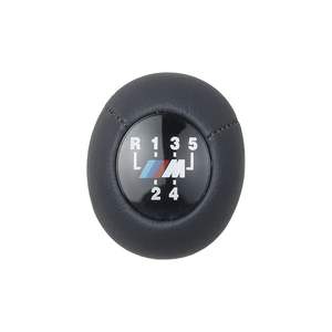 Pomo de Palanca de Cambios de Cuero Plano para BMW Serie 3 E30, E36, E90, F30 - Product Image 3