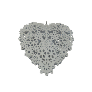 Meilleure vente de fer métal suspendu coeur ornement mural décoratif couleur grise pour la maison et la décoration de Noël à la main en vrac - Product Image 5