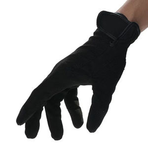 Gants tactiques personnalisables, couleur personnalisée, extérieur, hiver, pleine dextérité, équitation, poignet élastique, dos en tricot doux, spandex/coton - Product Image 1