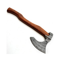 Tomahawks en acier inoxydable de qualité industrielle pour l'extérieur, manche en bois, 20 pouces, pour la randonnée, le camping, la coupe du bois, les aventures - Article de collection