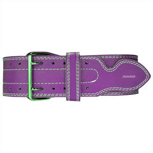 Vente chaude en cuir de vachette Gym ceinture d'haltérophilie Double broche boucle Powerlifting sueur ceinture Fitness équipement de sécurité - Product Image 3