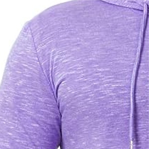 Sweat-shirt à capuche violet lavande, doux et décontracté, pour un usage quotidien, taille et design personnalisés - Product Image 5