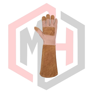 Gants de jardinage en cuir longs pour hommes et femmes, gants de travail de sécurité, imperméables, résistants aux déchirures, respirants, sans silicone - Product Image 3