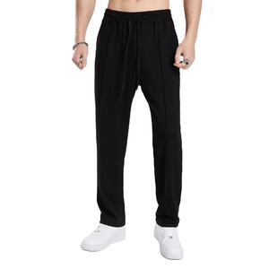 กางเกงวิ่งขาตรงผ้าแคนวาสบุขนแกะระบายอากาศได้ดีสำหรับผู้ชายฤดูใบไม้ร่วง - Product Image 1