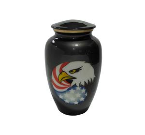 Latest Aluminum Cremation Adult Urn Classic American Style Urn With Black <b>Stone</b> Finished Manufacturers - Product Image 6