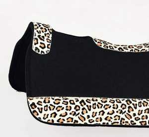 Vente chaude personnalisé cheval et guépard laine feutre tapis de selle Style occidental pour les propriétaires de chevaux - Product Image 2