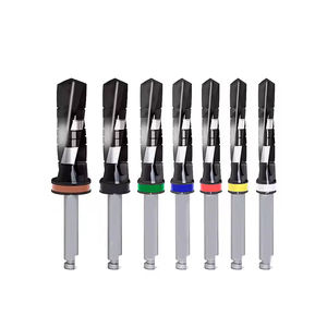 Implante Dental Eléctrico Irrigación Externa Taladros Negros Soporte de Fresa de Acero Cilíndrico - Product Image 2