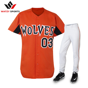 เสื้อเบสบอลผ้าโพลีเอสเตอร์เสื้อกีฬาสไตล์ใหม่ใส่ได้พอดีและเย็บด้านบน - Product Image 2
