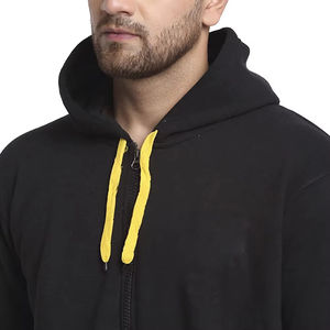 ชุดวิ่งจ๊อกกิ้งสำหรับผู้ชายชุดวอร์มผ้าฝ้าย100% แขนยาวมีซิปสำหรับผู้ชายดีไซน์แบบกำหนดเอง - Product Image 6