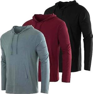 Sweats à capuche en coton épais pour hommes T-shirts à capuche en coton épais brodés avec logo personnalisé Sweats à capuche pour hommes - Product Image 1