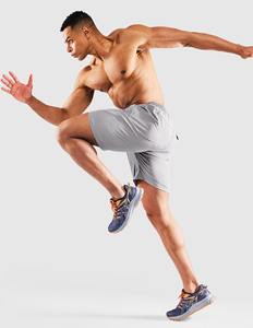 Pantalones cortos deportivos de entrenamiento para correr de verano de 5 pulgadas para hombre, pantalones cortos atléticos de poliéster con cintura elástica de secado rápido, transpirables - Product Image 4