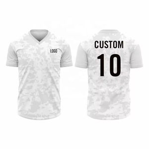 Servicio OEM al por Mayor, Camisetas de Fútbol Unisex Personalizadas por Sublimación, 100% Poliéster de Secado Rápido, Logotipo Personalizado, Colores Personalizados, Camisetas Cortas Lisas - Product Image 5
