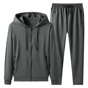 Survêtement de sport personnalisé de haute qualité Ensemble de sweat à capuche de jogging d'été Veste et pantalon pour les sports d'équipe Nouveau et élégant - Product Image 4