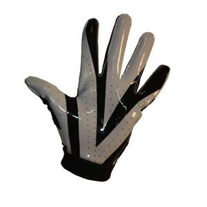 Venta directa de fábrica Guantes de receptor de fútbol Guantes de fútbol con logotipo personalizado asequible Guantes de recepción de fútbol antideslizantes - Product Image 2