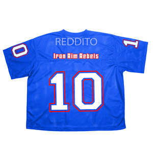 Ropa deportiva con impresión por sublimación personalizada, camiseta de baloncesto, camiseta de fútbol de malla, camiseta cuadrada recortada de gran tamaño para hombres y adultos - Product Image 1