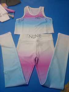 โลโก้ปักระเหิดกางเกงขาสั้นฟิตเนสโยคะสวมใส่กางเกงขายาวกีฬาประเภทกางเกงโยคะ Bra ชุดแน่นกลับตูด Lift Up - Product Image 6