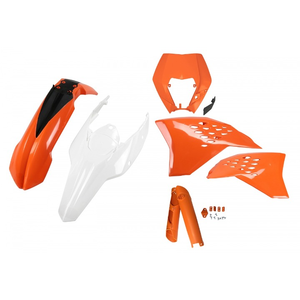 Para KTM EXC 300 2011-2011 Kit completo de plástico con OEM 11 y soporte de faro Accesorios de motocicleta - Product Image 1