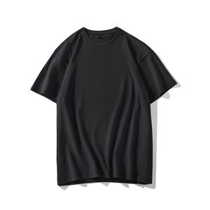 Venta al por mayor High Street Drop Shoulder Camisetas O cuello camiseta de gran tamaño 250GSM 100% algodón Boxy Fit medias mangas de alta calidad - Product Image 4