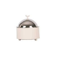 Casserole à fondue au design bohème personnalisé, poignée en acier inoxydable, durable, écologique, extérieur poli en métal, 33 cm