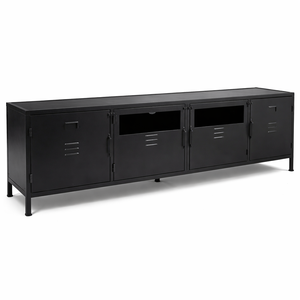 Mueble de TV Moderno de Metal de Lujo, Diseño Industrial, para Sala de Estar, Apartamento, Villa, Hotel, Uso en Exteriores, Mueble de Almacenamiento para el Hogar, Akku - Product Image 1