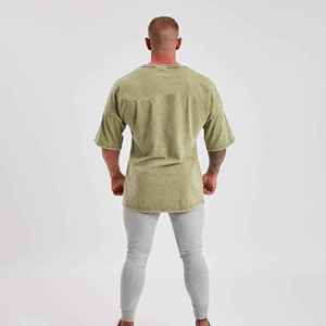 เสื้อยืดผู้ชายสไตล์วินเทจสั่งทำพิเศษ ขนาดใหญ่พิเศษ 250 กรัม ผ้าฟอกกรด แห้งเร็ว เบาสบาย ผ้าฝ้าย 100% คุณภาพสูง - Product Image 5