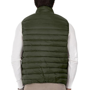 Chaqueta Acolchada Informal de Lona para Hombre, Chaqueta de Burbuja con Capucha, Relleno Grueso de Algodón, Transpirable para Invierno, Prenda Exterior de Poliéster de 320g - Product Image 2