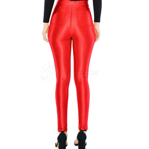 Pantalon en cuir véritable respirant et à séchage rapide pour femme SALUBRIOUS SPORTS, taille mi-haute, qualité supérieure, coupe droite, décontracté, hiver, taille XL - Product Image 6