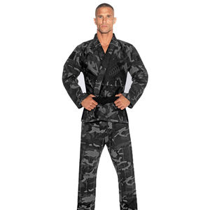 Martial Arts Training <b>Printed</b> BJJ Jiu Jitsu Kimono Uniform Set 100% Cotton Lightweight Customizable Durable Breathable Unisex - Product Image 1
