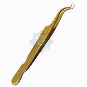 Pince à cils en acier inoxydable de haute qualité Instruments de beauté d'extension de précision - Product Image 1