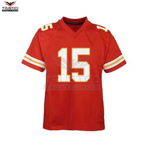 Maillot de football américain personnalisé à la mode pour hommes, manches courtes, respirant, antibactérien, séchage rapide, avec option de taille supérieure imprimée - Product Image 5