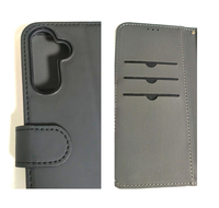 Étui portefeuille magnétique tendance en PU+TPU, design de luxe, protection d'écran pour