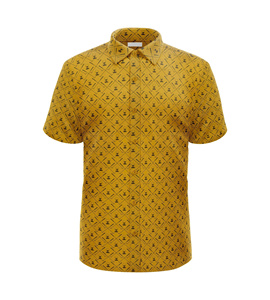 Camisa informal de poliéster transpirable para hombres Estilo de negocios de verano de secado rápido sin arrugas OEM disponible - Product Image 6
