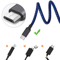 3A Nylon trenzado 1M carga rápida Micro-USB aleación de aluminio cargador Cable DE DATOS multifunción para tabletas y teléfonos