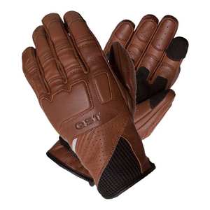 Gants de moto respirants antidérapants fabriqués en usine, isolation thermique, adhérence optimale, doigts entiers, cuir de haute qualité - Product Image 4