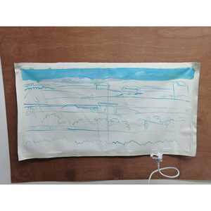 27.5x71 pollici pittura a olio fatta a mano arte 100% dipinto a mano campo paesaggio classico 3D Texture per la decorazione del soggiorno - Product Image 3