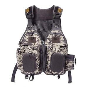 Gilet de pêche en plein air personnalisé hommes vente en gros gilet de pêche chasse travail Safari pêche à la mouche gilet - Product Image 5