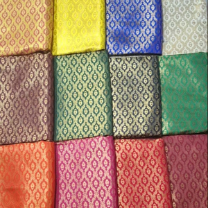 Tissu Jacquard brocart indien pour robe de chemisier Kurti Lehenga matériaux de robe articles de décoration intérieure et fabrication de coussins - Product Image 1