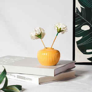 Vase à fleurs en céramique pour décoration luxueuse de maison et de restaurant - Product Image 2
