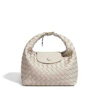 Sac à main femme tissé à la main 2026 – Sac polyvalent décontracté « Dumpling » (à porter à la main, à l'épaule ou en bandoulière)